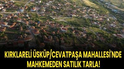 Krklareli skp/Cevatpaa Mahallesi'nde mahkemeden satlk tarla!