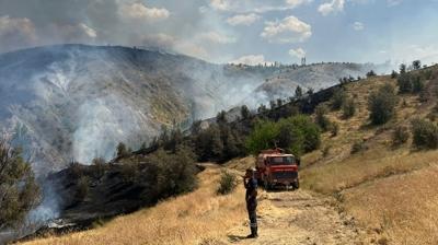 Sivas'ta kan yangnda 5 ev kullanlamaz hale geldi