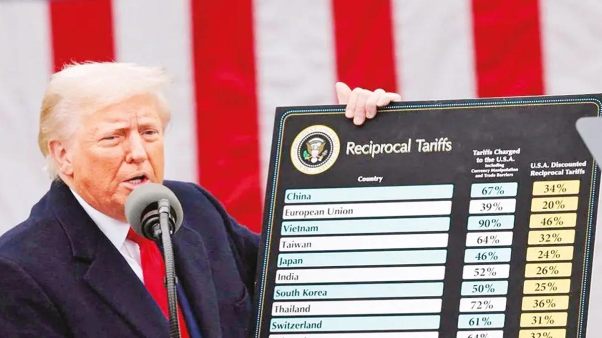 Trump tarife anlamas AB yzde 15 tarife Fransa tepkisi fotoraflar resimleri