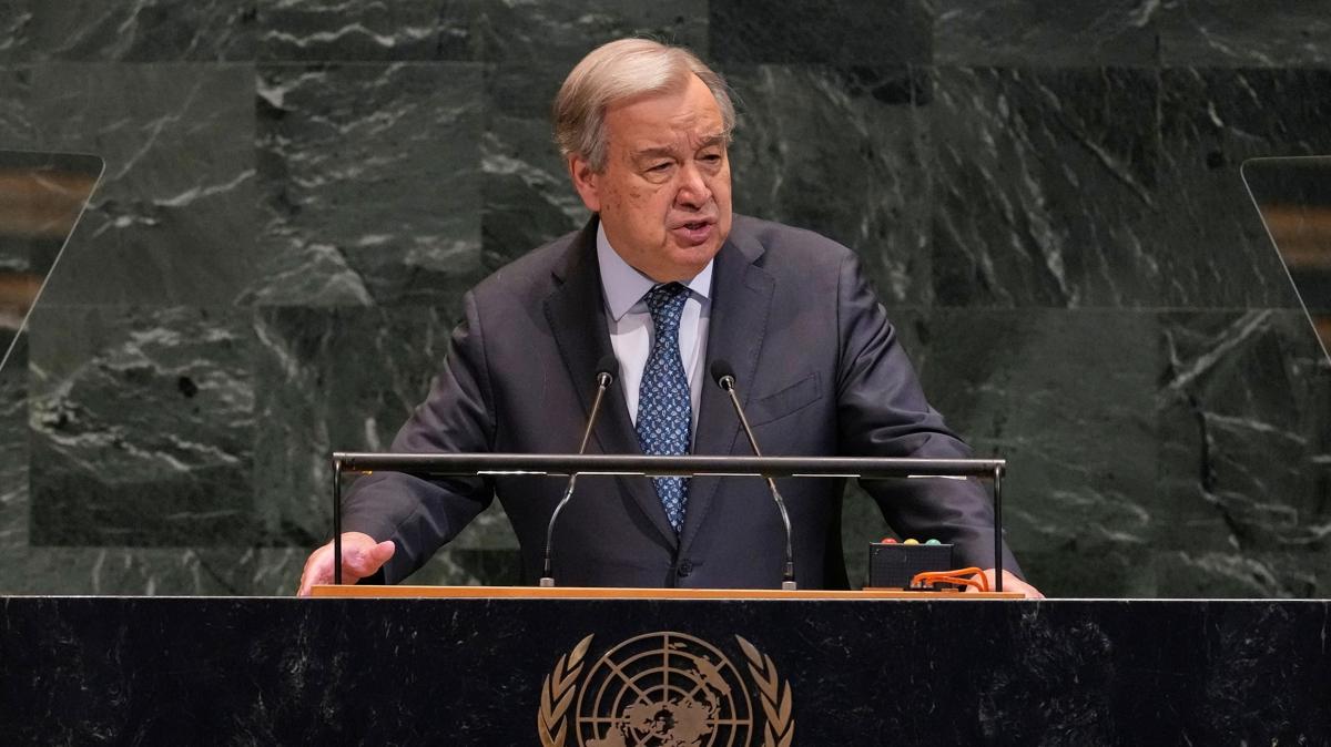 Birlemi Milletler Guterres Gazze fotoraflar resimleri