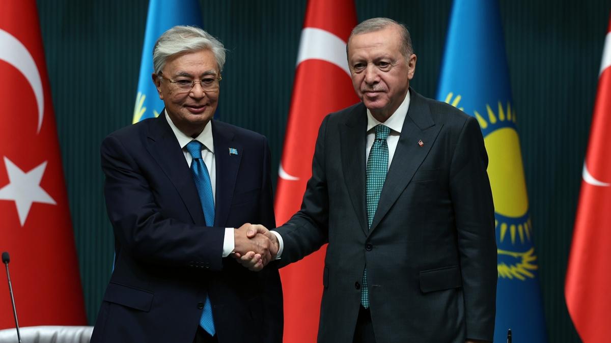 recep tayyip erdoan Kazakistan Kasm Cmert Tokayev fotoraflar resimleri