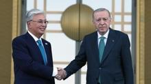 Betepe'de Nian Tevcihi... Bakan Erdoan ve Tokayev trene katlyor