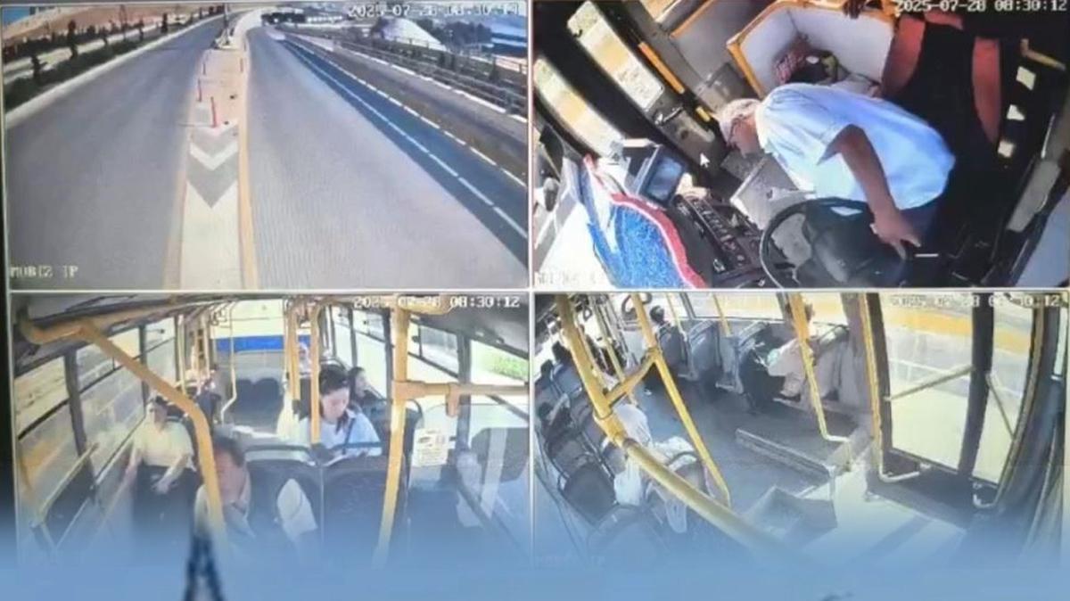 halk otobs kaza ofr kalp krizi yolcu kahramanl fotoraflar resimleri