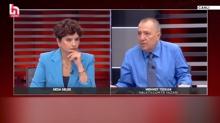 Halk TV'de stdyo buz kesti! Tezkan bile Fidan konusunda zel'i haksz buldu