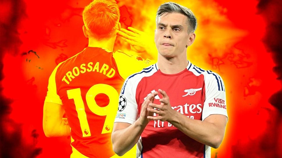 Ve Leandro Trossard transferi bitti! mza iin geliyor