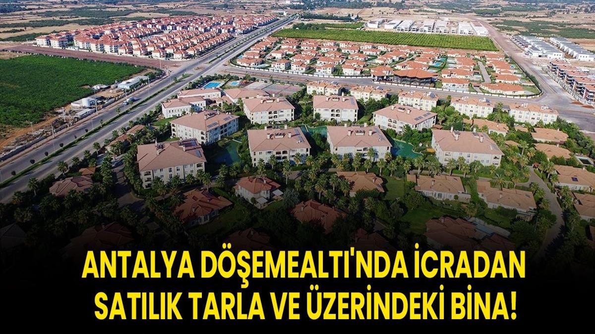 Antalya Demealt 1.001 metrekare icradan sat ilan ilangovtr fotoraflar resimleri