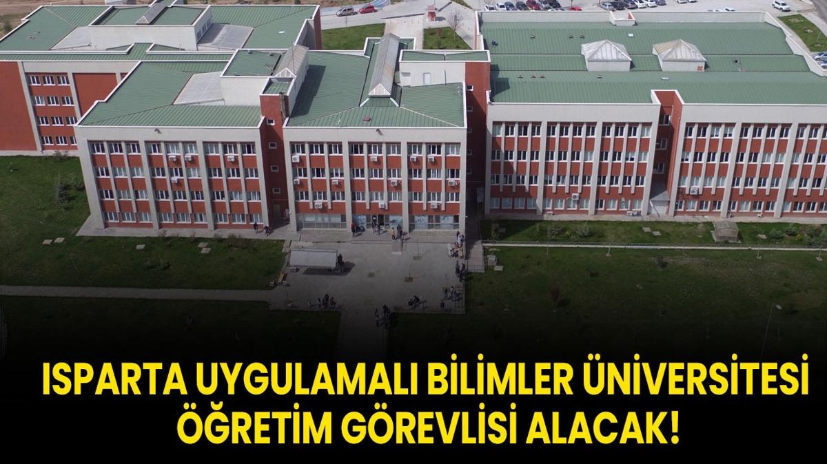 ilan ialangovtr Isparta Uygulamal Bilimler niversitesi  retim yesi fotoraflar resimleri