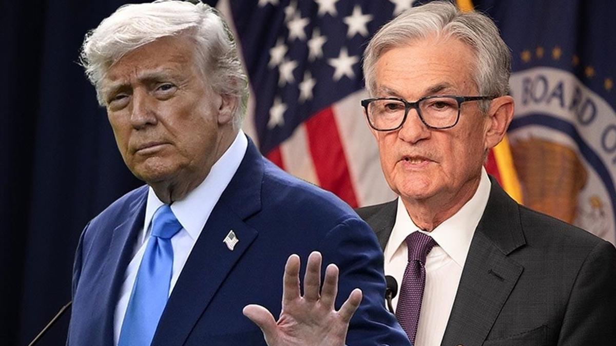 Donald Trump Fed politikas Jerome Powell fotoraflar resimleri