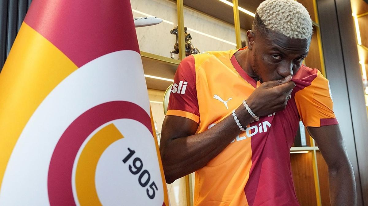 victor osimhen galatasaray transfer fotoraflar resimleri