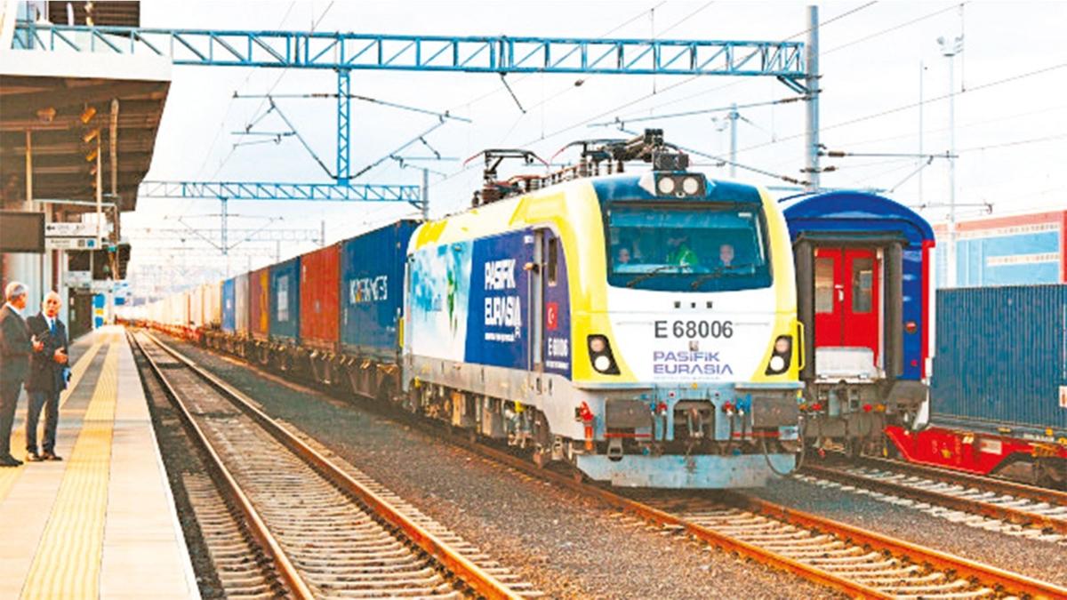 Orta Koridor ibirlii  Blok tren seferleri  Kazakistan Trkiye anlamas fotoraflar resimleri