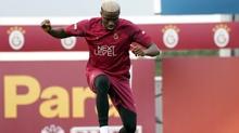 Victor Osimhen, Galatasaray formasyla ilk antrenmannda
