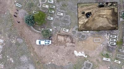 Diyarbakr'da mezar kazs srasnda bulundu! Tarihe yn verecek keif