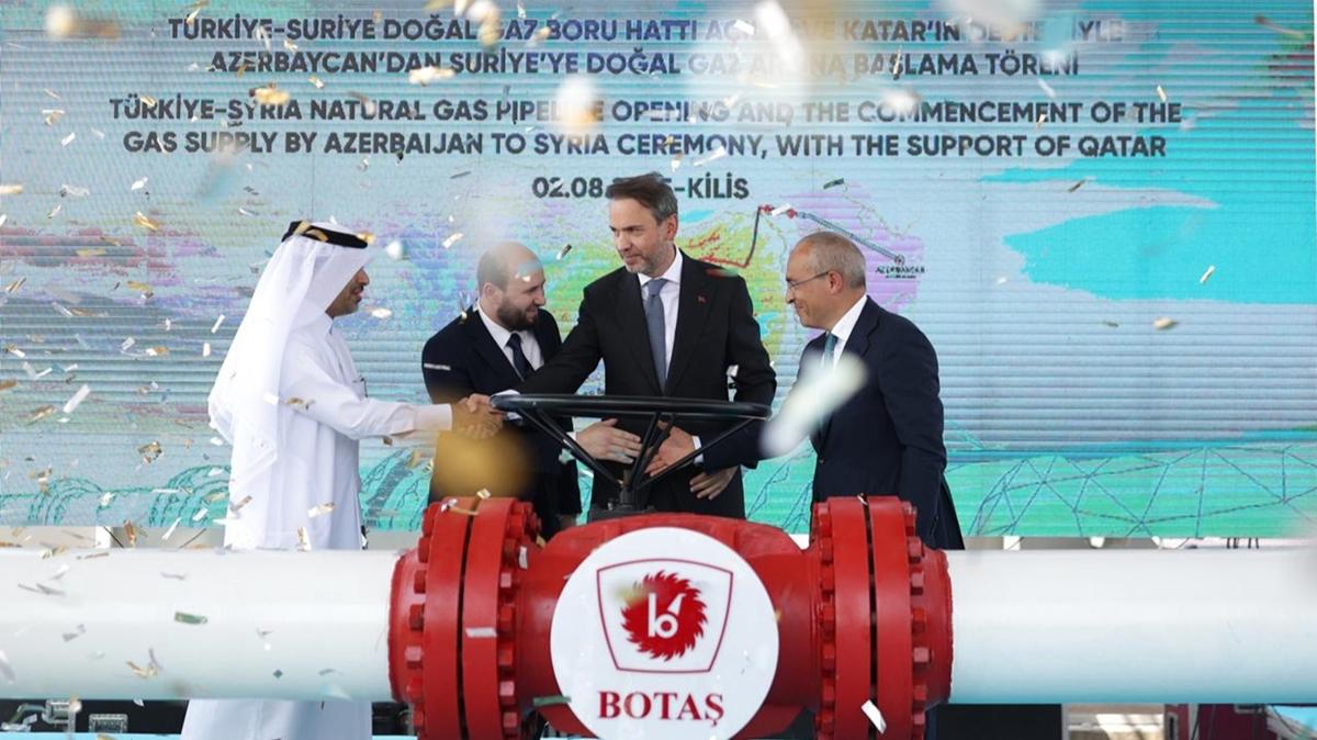 Doal Gaz Boru Hatt Al Treni Enerji ve Tabii Kaynaklar Bakan Bayraktar Bakan Bayraktar fotoraflar resimleri