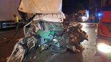 Samsun'da kamyonet park halindeki tra arpt: 1 l 1 yaral