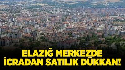 Elaz merkezde 160 metrekare icradan satlk dkkan!