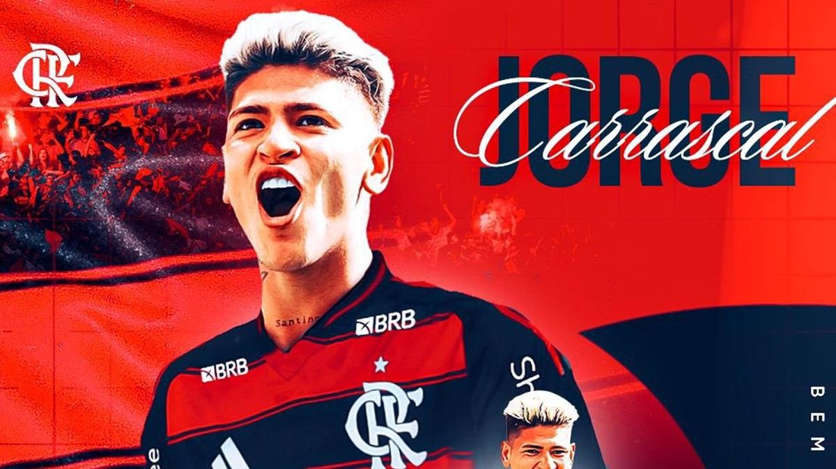 flamengo Jorge Carrascal transfer fotoraflar resimleri