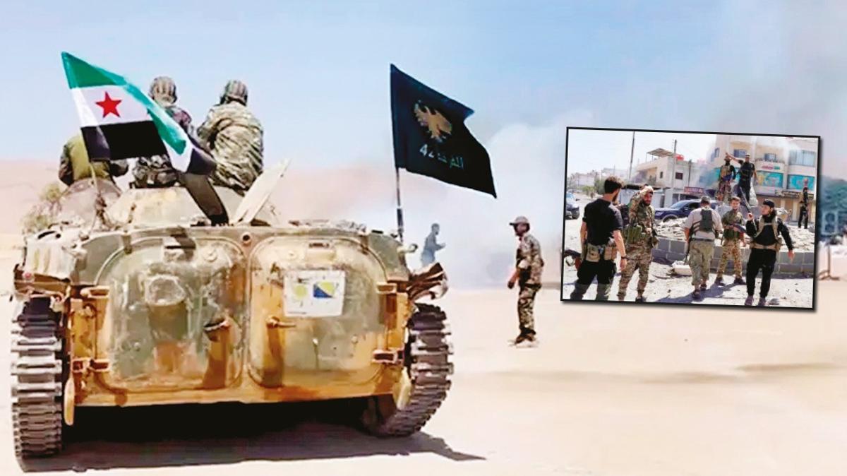 terr rgt pkk/ypg mnbi am sveyda israil drziler suriye provokasyon fotoraflar resimleri