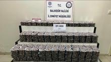 Balkesir'de uyuturucu operasyonu: 89 bin sentetik ecza hap ele geirildi