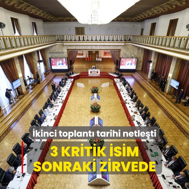 Meclis'te tarihi adm: kinci toplant netleti... 3 kritik isim sonraki zirvede