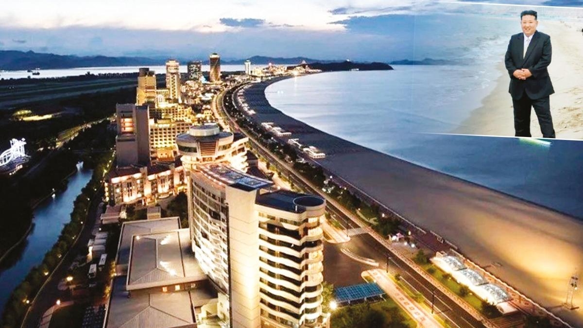 Wonsan tatil ky  yabanc turist  st dzey hizmet fotoraflar resimleri