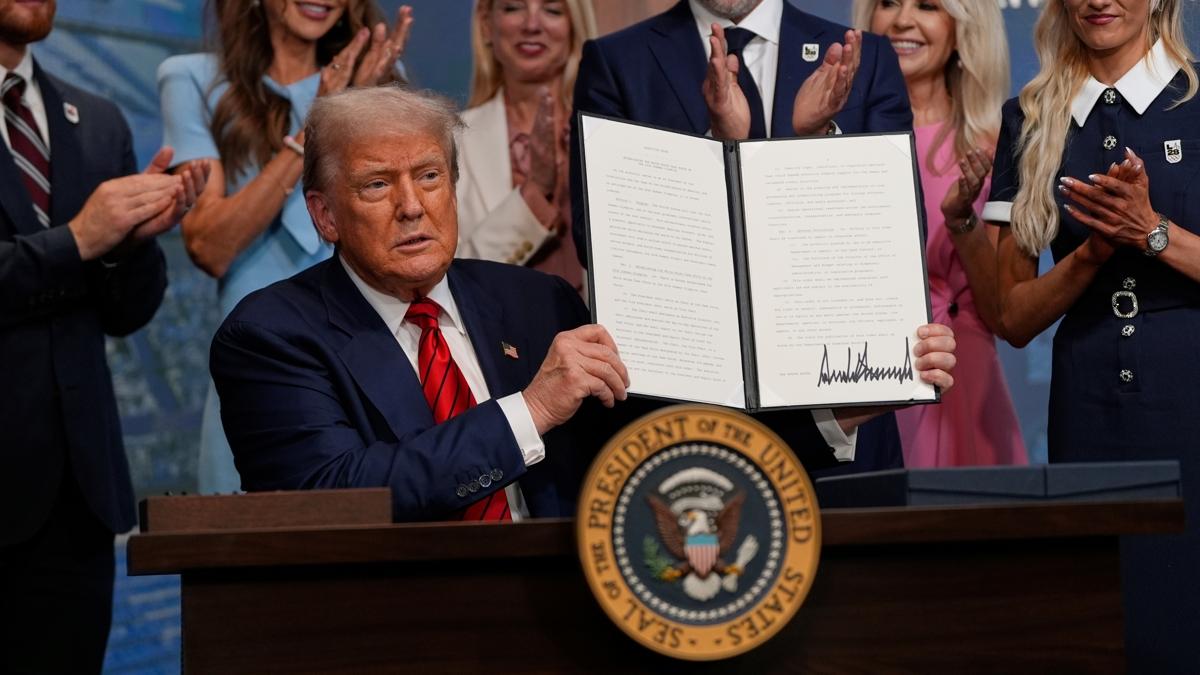 ABD Trump Hindistan Tarife yaptrm fotoraflar resimleri