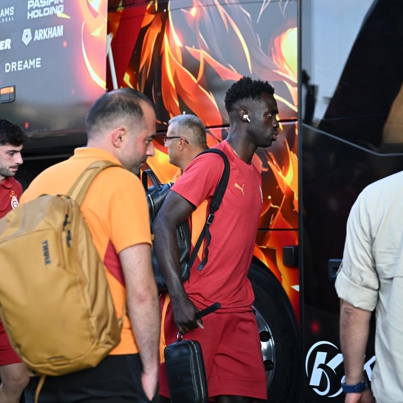 Galatasaray, kafilesi Gaziantep'e geldi