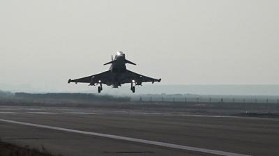 Herkes ters ke oldu: Eurofighter'lar yola kt