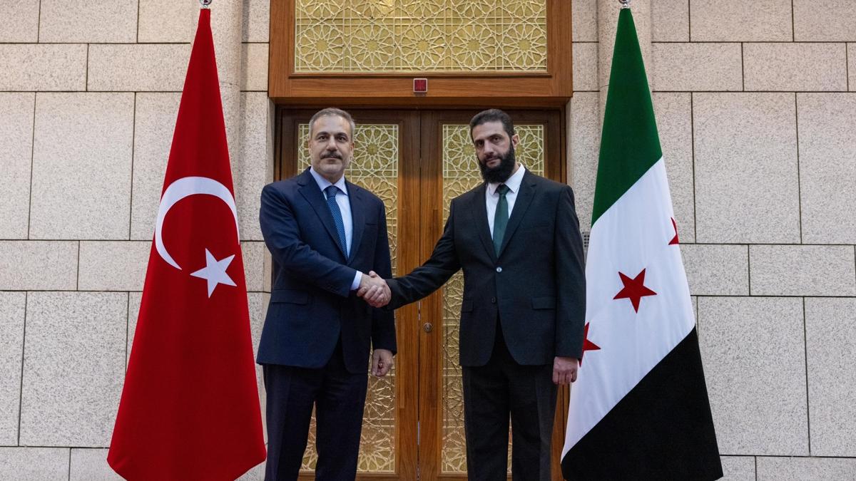 Bakan Fidan ara Suriye fotoraflar resimleri