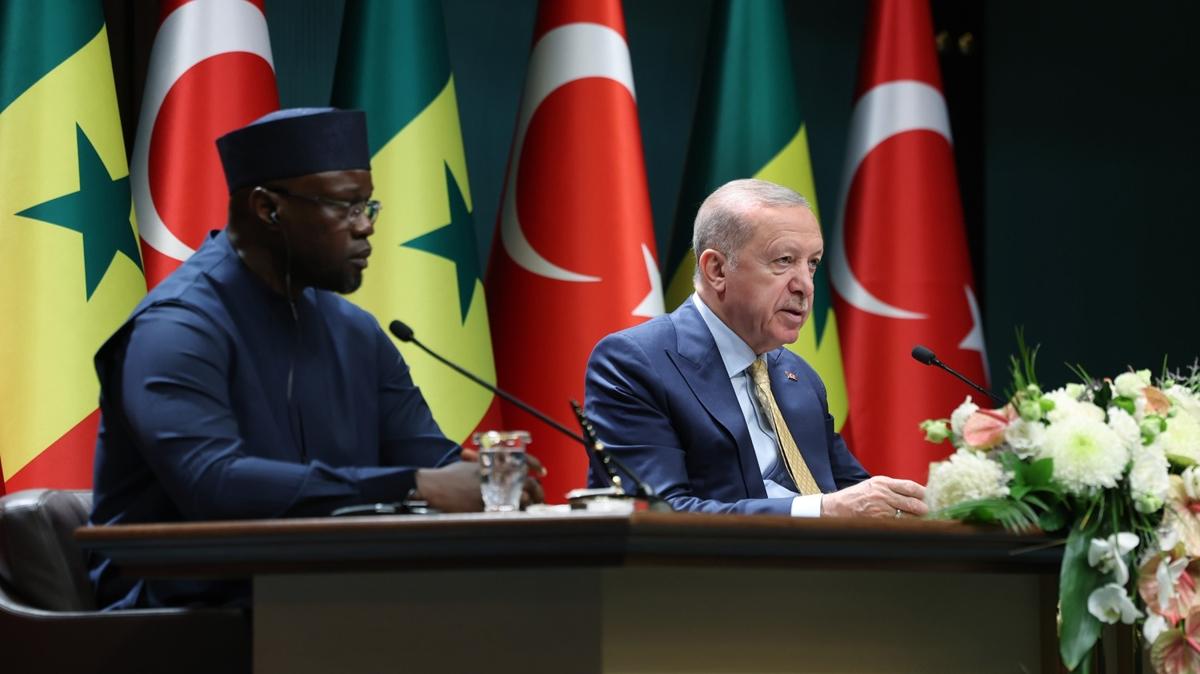 Recep Tayyip Erdoan Senegal Ousmane Sonko fotoraflar resimleri