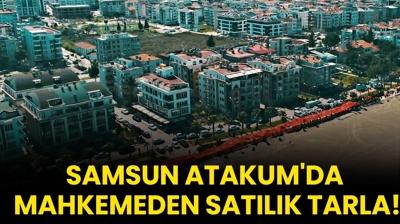Samsun Atakum'da mahkemeden satlk tarla!