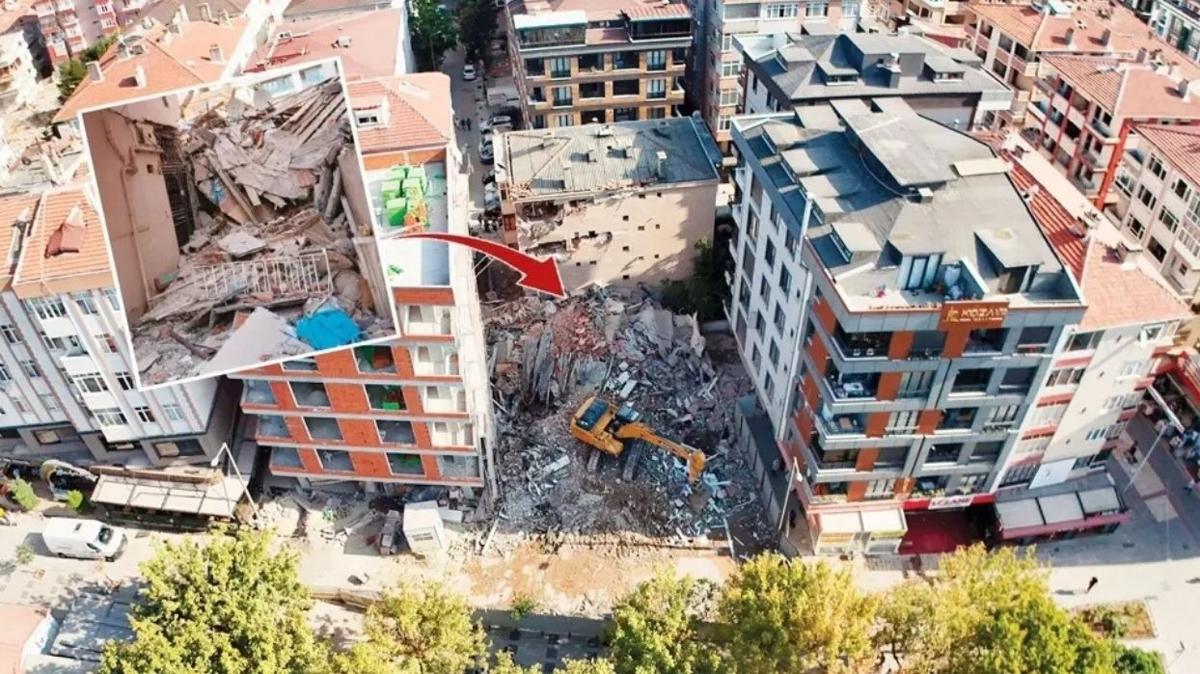 sakinler aklad apartman kmesi ykm kt hasar fotoraflar resimleri