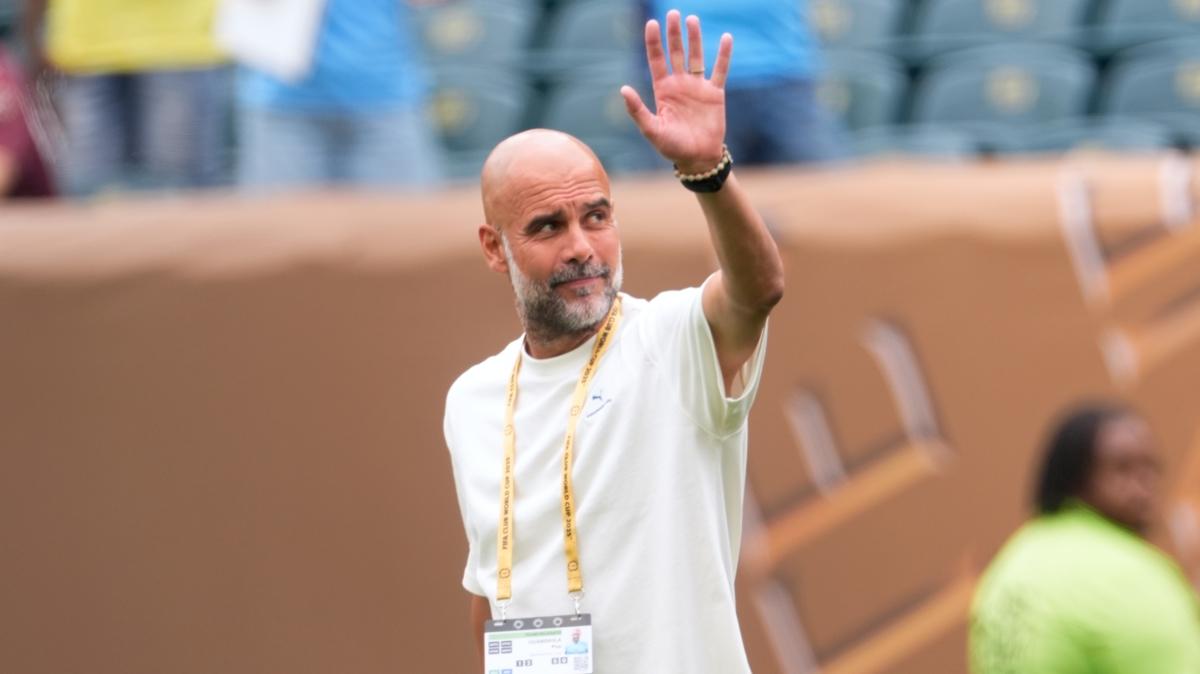 Pep Guardiola Manchester City Ayrlk fotoraflar resimleri