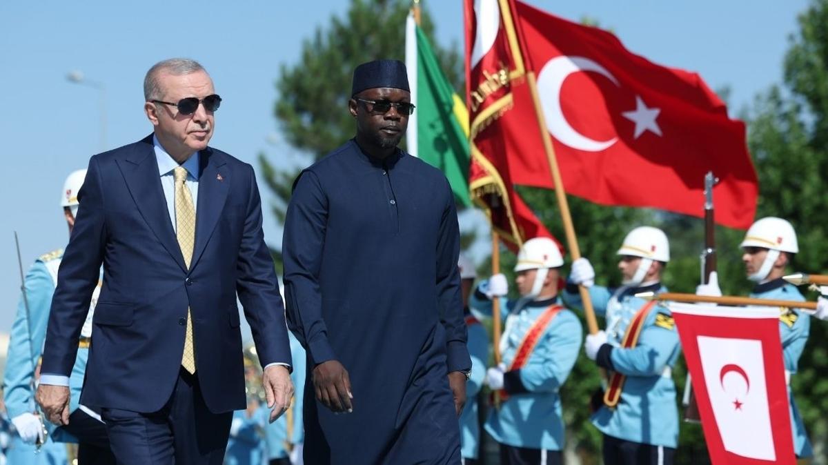 Senegal Babakan  Trkiye yatrm trkiye senegal yatrm ekonomi afrika trkiye Senegal Babakan Ousmane Sonko fotoraflar resimleri