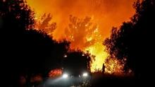 anakkale'de yrekler aza gelmiti! Ormanclar alevlerin arasnda byle kald