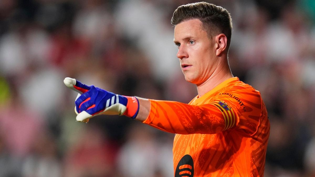 marc andre ter stegen barcelona la liga fotoraflar resimleri