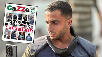 Gazze'de ehit edilen Al Jazeera muhabiri Enes e-erif, dorudan tehdit alyordu