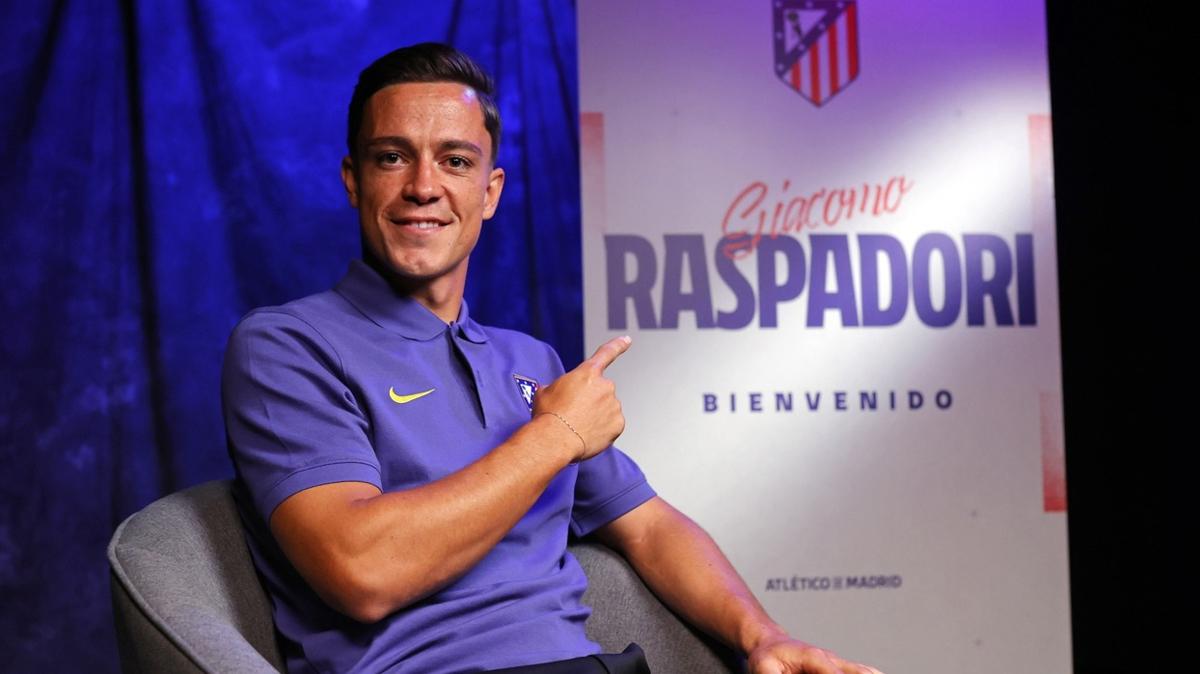Atletico Madrid Giacomo Raspadori Transfer fotoraflar resimleri