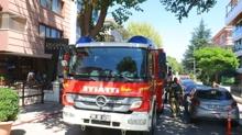 Ankara'da apartman bodrumunda korkutan yangn