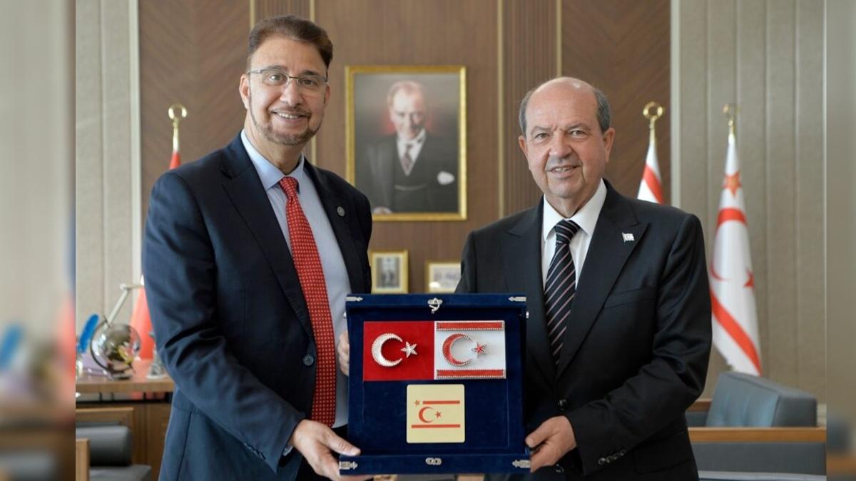 afzan khan kktc ersin tatar ziyaret rumlar fotoraflar resimleri