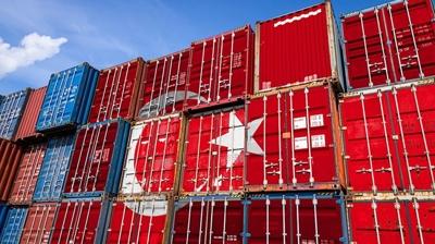 Komu lkelerle ticaret hzland: hracatta yzde 4 art