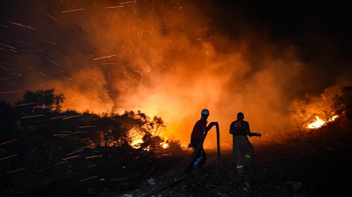 zmir Orman Yangn Tutuklama fotoraflar resimleri