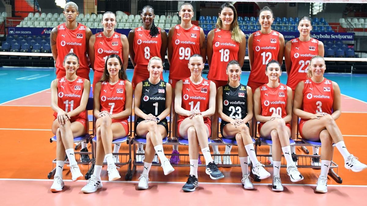 A Milli Kadn Voleybol Takm voleybol filenin sultanlar fotoraflar resimleri