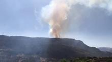 Karaman'da 2 farkl noktada orman yangn