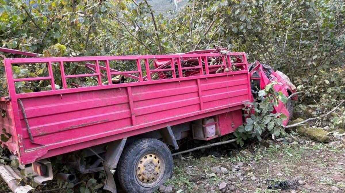 giresun kamyonet kaza fotoraflar resimleri