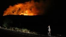 anakkale'den gzel haber: Geceyi aydnlatan alevler kontrol altnda