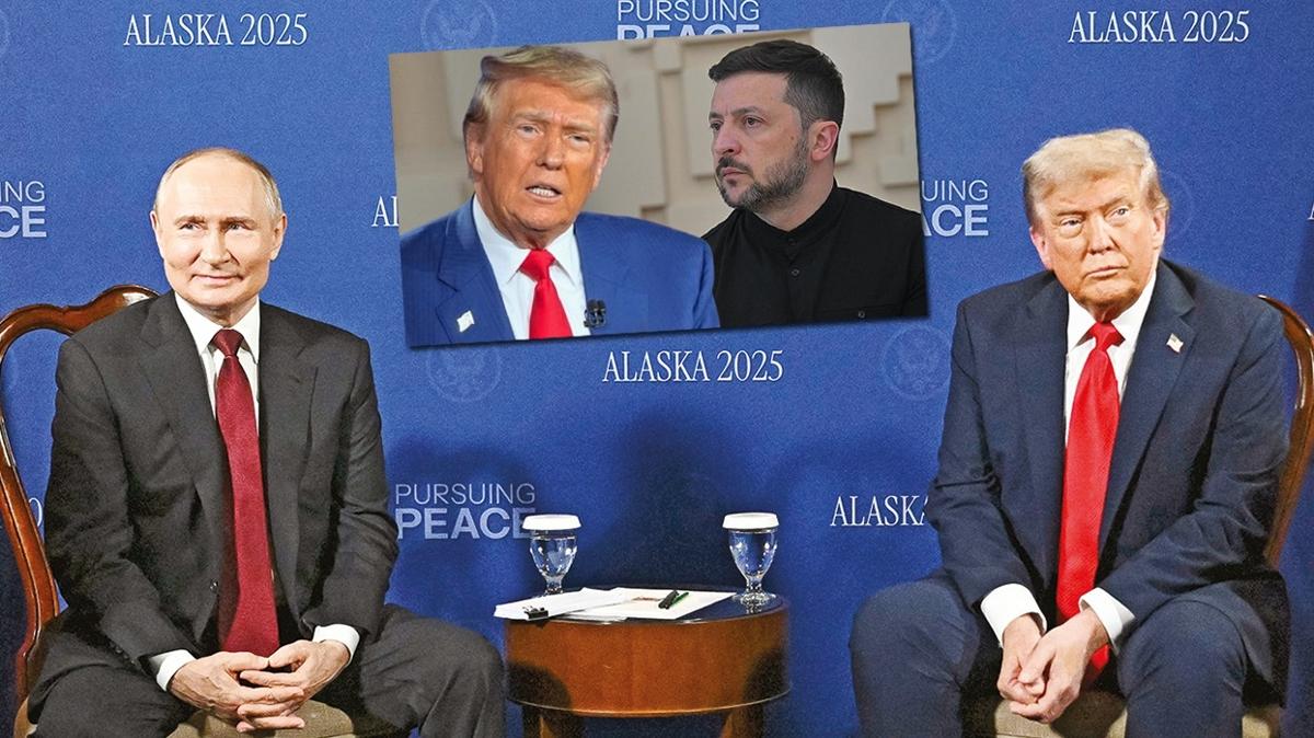alaska zirvesi abd rusya ukrayna donald trump vladimir putin volodimir zelenskiy fotoraflar resimleri