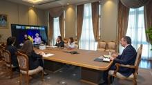 Cumhurbakan Yardmcs Ylmaz, ''Gnlller Koalisyonu Liderler Toplants''na katld