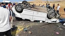 Siirt'te feci kaza: 4' ocuk 9 kii yaraland