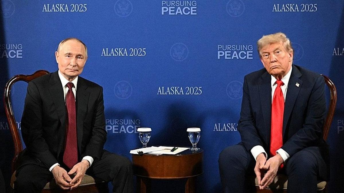Donald Trump Putin Alaska grmesi fotoraflar resimleri