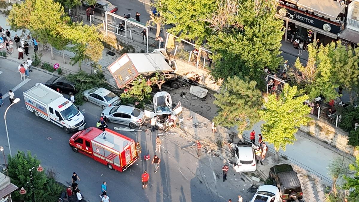 nevehir kaza kamyon fotoraflar resimleri
